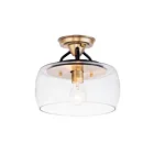 Maxim Lighting 26129CLBZAB Goblet 1-lumière Plafonnier semi encastré