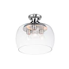 Maxim Lighting 26130CLBKSN Goblet 3-lumières Plafonnier semi encastré