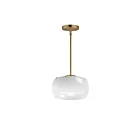 Maxim Lighting 26141WTNAB 1-Lumière 120W Laiton blanc et naturel vieilli Suspendu