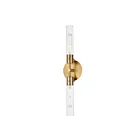 Maxim Lighting Equilibrium 26370CLNAB 2-Lumières Laiton vieilli naturel Applique Murale