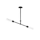 Maxim Lighting 26372CLBK Equilibrium 2-Lumières 12W Noir Suspendu