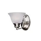 Maxim Lighting Malaga 2686FTSN 1-Lumière Nickel satiné Applique Murale
