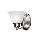 Maxim Lighting Malaga 2686MRSN 1-Lumière Nickel satiné Applique Murale