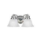 Maxim Lighting Malaga 2687FTSN 2-lumières 60W Nickel satiné Vanité