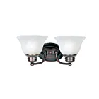 Maxim Lighting Malaga 2687MROI 2-lumières 60W Bronze huilé Vanité