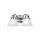 Maxim Lighting Malaga 2687MRSN 2-lumières 60W Nickel satiné Vanité