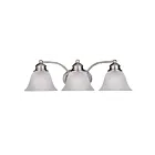Maxim Lighting Malaga 2688FTSN 3-lumières 60W Nickel satiné Vanité