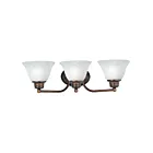 Maxim Lighting Malaga 2688MROI 3-lumières 60W Bronze huilé Vanité