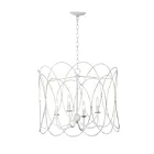 Maxim Lighting 27594WWT Trellis 4-Lumières 240W Blanc patiné Suspendu