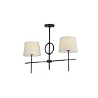 Maxim Lighting 27722OFCHL Paoli 2-Lumières 120W Bronze anthracite Suspendu