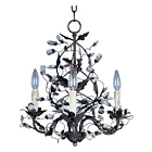 Maxim Lighting 2850OI Elegante 3-Lumières 180W Bronze frotté à l'huile Incandescence Lustre