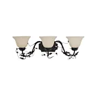 Maxim Lighting Elegante 2865FIOI 3-lumières 60W Bronze huilé Vanité
