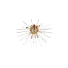 Maxim Lighting 28660CLSBR Polaris 8-lumières 60W Laiton satiné Plafonnier encastré