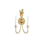 Maxim Lighting Paloma 2882GL 2-Lumières Feuille d'or Applique Murale