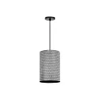 Maxim Lighting 29123BKWT 1-Lumière 100W Noir et blanc Suspendu