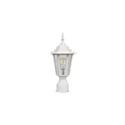 Maxim Lighting Builder Cast 3001CLWT 1-Lumière 60W Blanc Lanterne de poteau extérieure