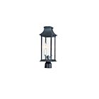 Maxim Lighting Vicksburg 30020CLBK 2-Lumières Noir 80W Monture pour poteau extérieur