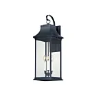 Maxim Lighting 30026CLBK 3-lumières 120W Noir Lanterne murale d'extérieur