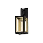 Maxim Lighting Neoclass 30052CLBKGLD Or noir 60W Lanterne murale d'extérieur