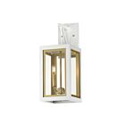 Maxim Lighting Neoclass 30054CLWTGLD Or blanc 80W Lanterne murale d'extérieur
