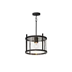 Maxim Lighting 30061CLBK Belfry 1-lumière 60W Traduire Plafonnier encastré