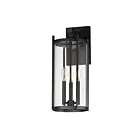 Maxim Lighting 30065CLBK 3-lumières 120W Noir Lanterne murale d'extérieur