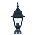 Maxim Lighting Builder Cast 3006CLBK 1-Lumière 60W Noir Lanterne de poteau extérieure