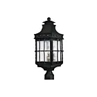 Maxim Lighting Nantucket 30080CDCF 3-Lumières 120W Forge de pays Lanterne de poteau extérieure