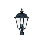 Maxim Lighting Builder Cast 3008BK 3-Lumières 120W Noir Lanterne de poteau extérieure