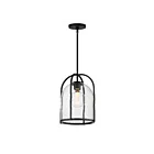 Maxim Lighting 30194CDBK Foundry 1-Lumière 60W Noir Suspendu