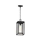Maxim Lighting 3039CDBK Cabana 1-Lumière 60W Noir Suspendu