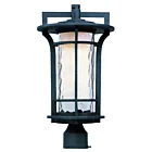 Maxim Lighting Oakville 30480WGBO 1-Lumière 60W Oxyde noir Lanterne de poteau extérieure