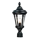 Maxim Lighting Sentry 3050WGBK 1-Lumière Noir 60W Monture pour poteau extérieur