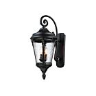 Maxim Lighting Sentry 3055WGBK Noir 120W Lanterne murale d'extérieur