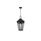 Maxim Lighting 30596CLBK Oxford 1-Lumière 60W Noir Suspendu