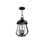 Maxim Lighting 30623CDBKAB Mariner 2-Lumières 120W Noir/Laiton antique Suspendu