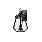 Maxim Lighting Mariner 30624CDBKAB Noir/Laiton antique 120W Lanterne murale d'extérieur