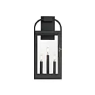 Maxim Lighting 30804CLBK 3-lumières 120W Noir Lanterne murale d'extérieur
