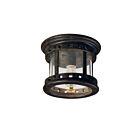 Maxim Lighting 3130CDSE Santa Barbara DC 1-lumière 60W Sienne Plafonnier encastré