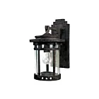 Maxim Lighting Santa Barbara DC 3131CDSE Terre de sienne 60W Lanterne murale d'extérieur