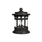 Maxim Lighting 3132CDSE Santa Barbara DC 3-Lumières 120W Terre de Sienne Lampe sur poteau