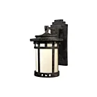 Maxim Lighting Santa Barbara Dark Sky 3143MOSE Terre de sienne 60W Lanterne murale d'extérieur