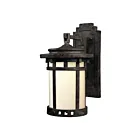 Maxim Lighting Santa Barbara Dark Sky 3144MOSE Terre de sienne 60W Lanterne murale d'extérieur