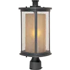 Maxim Lighting Bungalow 3150CDWSBZ 1-Lumière 60W Bronze Lanterne de poteau extérieure