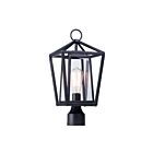 Maxim Lighting Artisan 3171CLBK 1-Lumière Noir Lampe sur poteau extrieur Incandescence
