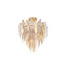 Maxim Lighting 32320CLCMPGL Majestic 10-lumières 40W Feuille d'or Plafonnier encastré
