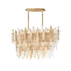 Maxim Lighting 32326CLCMPGL Majestic 18-Lumières 720W Feuille d'or Incandescence Lustre