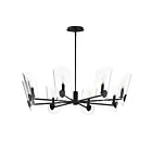 Maxim Lighting 32358CLBK Armory 8-Lumières 480W Noir Incandescence Lustre