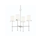 Maxim Lighting 32364WTSN Huntington 4-Lumières 240W Nickel satiné Incandescence Lustre