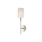 Maxim Lighting Uptown 32391OFSBRPN 1-Lumière Laiton satiné/nickel poli Applique Murale